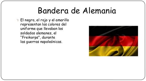 bandera de alemania y su significado